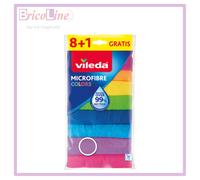 LOTTO CF.5 PANNO MICROFIBRE COLORS VILEDA DA 8+1 PZ. CADAUNA