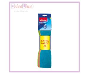 LOTTO CF.5 PANNO MICROFIBRE COLORS XL VILEDA DA 4 PZ. CADAUNA