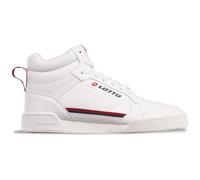 Lotto, Scarpe da Ginnastica Unisex-Adulto, Bianco Rosso, 44 EU