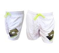 Lotto Costume Uomo Boxer Mare Pantaloncini da Bagno - T Shirt Uomo (438313 White, XL)