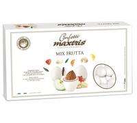 LOTTO DA 2 KG MAXTRIS CONFETTI FRUTTA BIANCA 1KG EVENTO MATRIMONIO