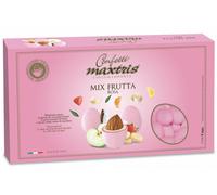 LOTTO DA 2 KG MAXTRIS CONFETTI FRUTTA ROSA EVENTO NASCITA BATTESIMO