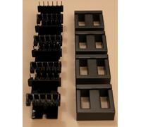 Lotto Da 4 Kit Nucleo Ferrite + Supporto Di Bobina per Trasformatore HF Potenza