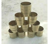 Lotto di 10 pezzi di collari di design misti in ottone massiccio per la...