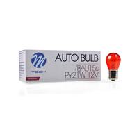 M-Tech Z36 lampada BAU15S 12 V/21 W PY21 W, Set di 10