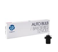 LOTTO DI 10 PEZZI Lampada M-TECH BX8.5d 1.2W 12V NERO CLEAR