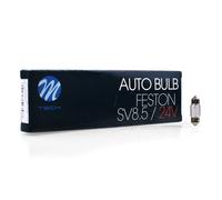 LOTTO DI 10 PEZZI Lampada M-TECH C5W 24V/5W T11x31 SV8.5 CLEAR