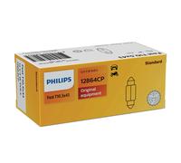 LOTTO DI 10 PEZZI LAMPADE LAMPADINE SILURO Philips Festoon T10,5x43 12V5W SV8,5