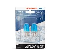 LOTTO DI 10 PEZZI Powertec Xenon Blue W21/5W T20 7443 12V 21/5W W3x16q