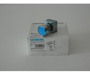 LOTTO DI 10 PEZZI PULSANTE PIATTO BLU METALLO SIEMENS 3SB3500-0AA51
