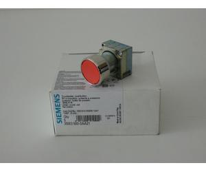 LOTTO DI 10 PEZZI PULSANTE PIATTO ROSSO IN METALLO SIEMENS 3SB3500-0AA21