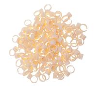 Lotto di 100 anelli in silicone per pigmenti, per tatuaggi, inchiostri, trucchi, colla