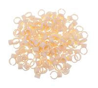 Lotto di 100 anelli in silicone per pigmenti, per tatuaggi, inchiostri, trucchi, colla