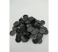 Lotto di 100 basi rotonde da 28,5 mm utilizzate per Warhammer 40k + AoS Games Workshop Bitz