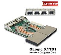 Lotto di 100 schede di rete Dell QLogic QL41164 Quad-Port 10GbE RJ-45 X1TD1