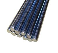 Lotto di 1000 barre filettate in acciaio zincato DIN 975 (M16 x 1000)