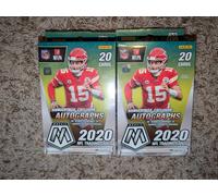 Lotto Di 2 - 2020 Panini Mosaico Calcio Appendiabiti Scatola NFL Orange
