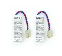 Lotto di 2 Batterie di Allarme BAT04 Compatibili con BATLi04 D8903 LI04