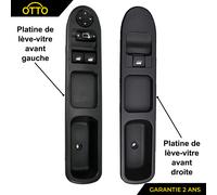 Lotto Di 2 Bottoni Alzacristallo Vetro AVG AVD per Peugot 207 - 6490HQ