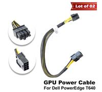 Lotto di 2 cavi di alimentazione GPU Dell PowerEdge T640 da 8 pin a 8 pin 5D9DW