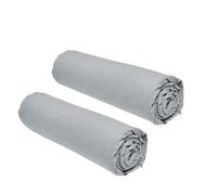 Lotto di 2 copertine fogli oggi essenziali - 160 x 200 cm - 2 100% cotone personale - acciaio