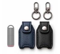 Lotto di 2 Custodie Protettive Compatibili con Beurer BiteX Go | Custodia in pelle portatile e leggera, anti-smarrimento, resistente e rimovibile - Blu reale/Nero