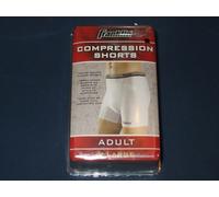 Lotto Di 2 Franklin Adulti x-Large XL COMPRESSION Corti 36 37 96.5cm Bianco Vita