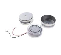 Lotto di 2 luci LED per camper con perno verde e rosso 10-30 V 1,7 W, cornice