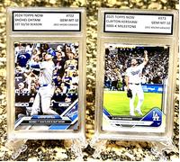 Lotto Di 2 Topps Ora Shohei Ohtani 50/50 #722 -kershaw 3000K #373 Grado Gem-Mt