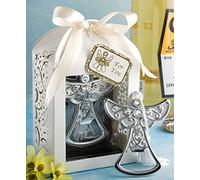 Lotto di 20 apribottiglie a forma di angelo, in scatola regalo - Dettagli perfetti da regalare agli invitati. Dettagli economici per la comunione.