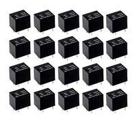 Lotto di 20 mini relè di alimentazione JQC-T78-DC12V-A DC 12V Bobina SPST 5 pin PCB componenti elettronici