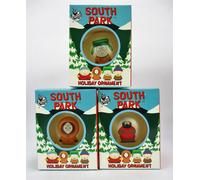 Lotto Di 3 South Park Vetro Ornamento Sfera Kenny Kyle Chef Vacanza Natale