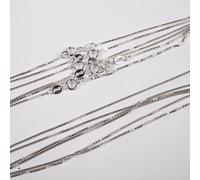 Lotto di 30 CATENE 18" 20" 24" ARGENTO STERLING spesse SCATOLA 022