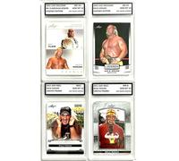 Lotto Di 4 Hulk Hogan E Ric Flair 2022 LEAF GRADED GEM-MT 10 Esclusivo LEGENDS