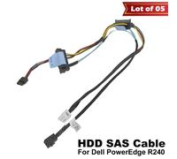 Lotto di 5 cavi SAS backplane DELL PowerEdge R240 Cold 2 Plus cavo scheda R R...