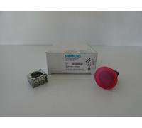 LOTTO DI 5 PEZZI PULSANTE ROSSO PUSH PULL SBLOCCO A TIRARE SIEMENS 3SB3501-1CA21