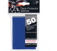 Lotto di 50 maniche formato Ultra Pro standard 66x91 mm (blu)