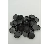 Lotto di 60 basi rotonde da 28,5 mm utilizzate per Warhammer 40k + AoS Games Workshop Bitz