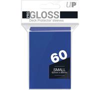Lotto di 60 maniche Ultra Pro Pro-Gloss formato piccolo 62x89 mm (blu)