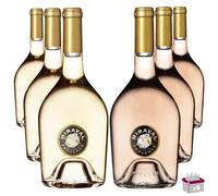 Lotto Discovery Miraval 6x75cl - 3 Côtes de Provence Rosé 2021 75CL 13% e 3 Côtes de Provence Bianco 2020 75CL 13%