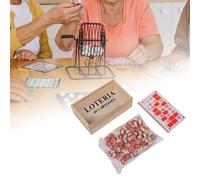 Lotto Giochi da tavolo Carte da bingo Fiches Set da gioco del Lotto russo