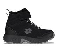 LOTTO Ketcham Tex K Unisex Kids, Scarpe da Ginnastica, Nero/Grigio, 35 EU