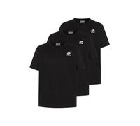 Lotto Maglietta Basic da Uomo, Confezione da 3 Pezzi, 100% Cotone, Maniche Corte Con Piccolo Logo, Vestibilità Normale, Taglia M-5XL