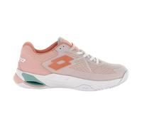 Scarpe da tennis da donna Lotto Mirage 100 II Clay - white/melon orange/peach melba - Multicolore (38,5)