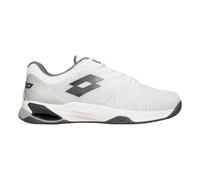 Scarpe da tennis da uomo Lotto Mirage 100 II SPD - all white/asphalt/vapor gray - Grigio, Bianco (43,5)