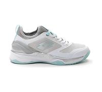 Lotto Donna Mirage 200 Clay Scarpe da Tennis Scarpa per Terra Rossa Bianco - Argento 40,5