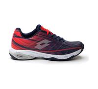 Scarpe da tennis da uomo Lotto Mirage 300 Clay - navy blue/all white/red poppy - Multicolore (43)