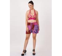 Lotto misto pantaloni corti yoga casual con tasca stampa boho donna stampati ...
