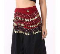 Lotto misto sciarpe fianchi 3 file accessori cintura ballerina del ventre donna