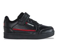 Lotto Nandu M - Scarpe da Ginnastica Unisex per Bambini, Colore Nero/Rosso, 24 EU, Nero/Rosso, 24 EU